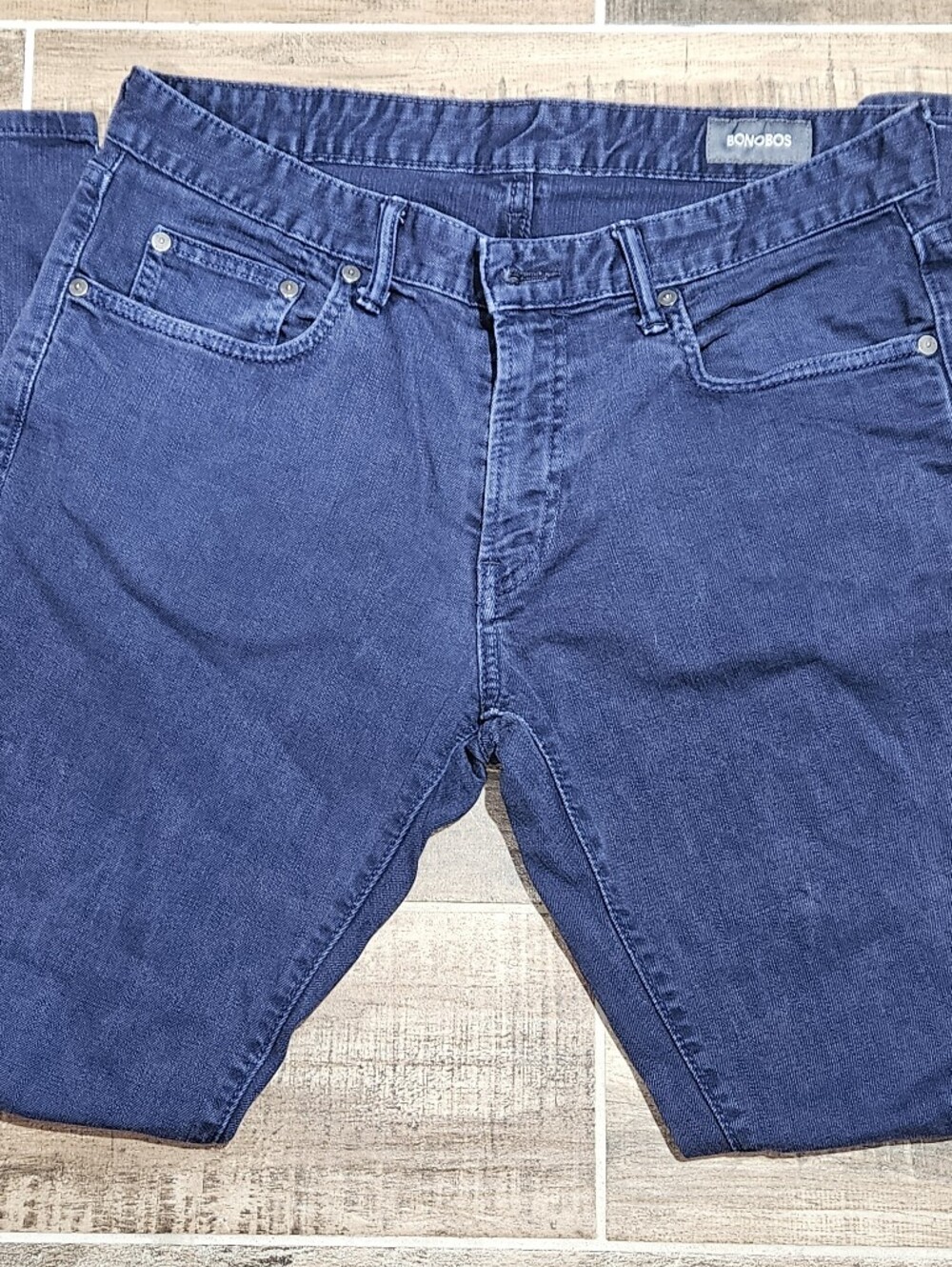 Bonobos Navy Relaxed Jeans